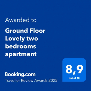 Ground Floor Lovely two bedrooms apartment